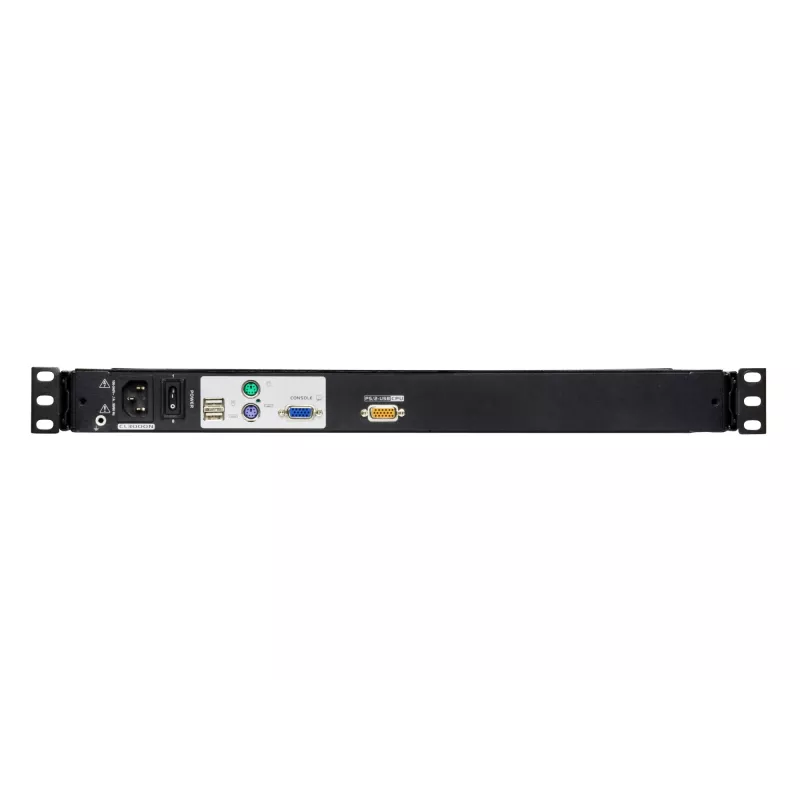 Konsola rackowa 19 cali ATEN CL3000N, LCD 48,3 cm 1280×1024, VGA, klawiatura i mysz USB/PS/2, 1U, aluminium czarna