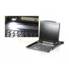 Konsola rackowa 19 cali ATEN CL3000N, LCD 48,3 cm 1280×1024, VGA, klawiatura i mysz USB/PS/2, 1U, aluminium czarna
