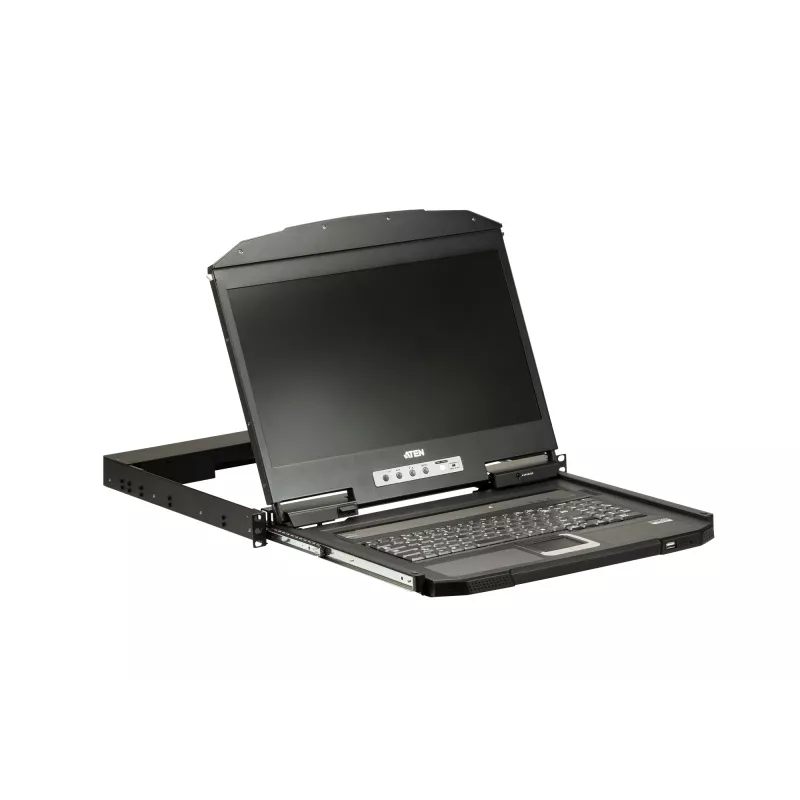 ATEN CL3700NW konsola rackowa 47 cm (18,5 cala) 1920 x 1080 pikseli Metalowa, Plastikowa Czarny 1U
