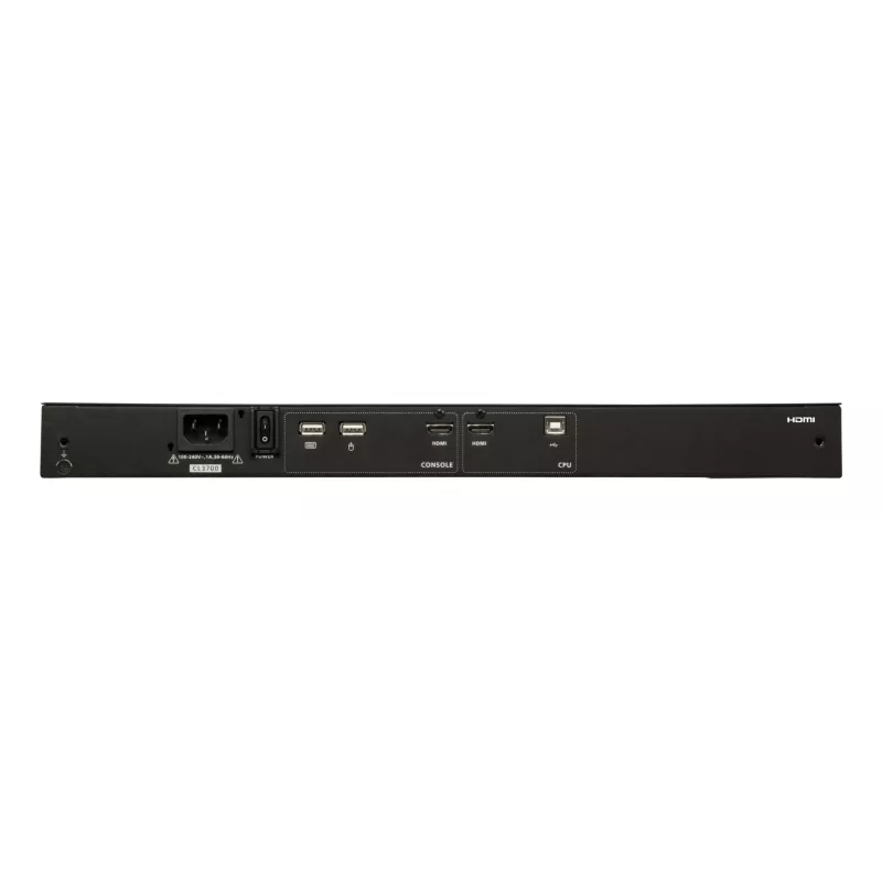 ATEN CL3700NW konsola rackowa 47 cm (18,5 cala) 1920 x 1080 pikseli Metal, Plastik Czarny 1U