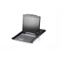 ATEN CL1308N konsola rackowa 48,3 cm (19 cali) 1280 x 1024 pikseli Metalowa, Plastikowa Czarny 1U
