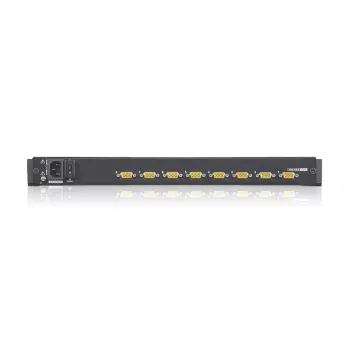 ATEN CL1308N konsola rackowa 48,3 cm (19 cali) 1280 x 1024 pikseli Metalowa, Plastikowa Czarny 1U
