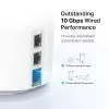TP-Link AXE11000 Whole Home Mesh Wi-Fi 6E System, biały, wewnętrzna, system mesh, 600 m², trójzakresowe (2.4 GHz / 5 GHz / 6 GHz), Wi-Fi 6E (802.11ax)