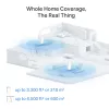 TP-Link AXE11000 Whole Home Mesh Wi-Fi 6E System, biały, wewnętrzna, system mesh, 600 m², trójzakresowe (2.4 GHz / 5 GHz / 6 GHz), Wi-Fi 6E (802.11ax)