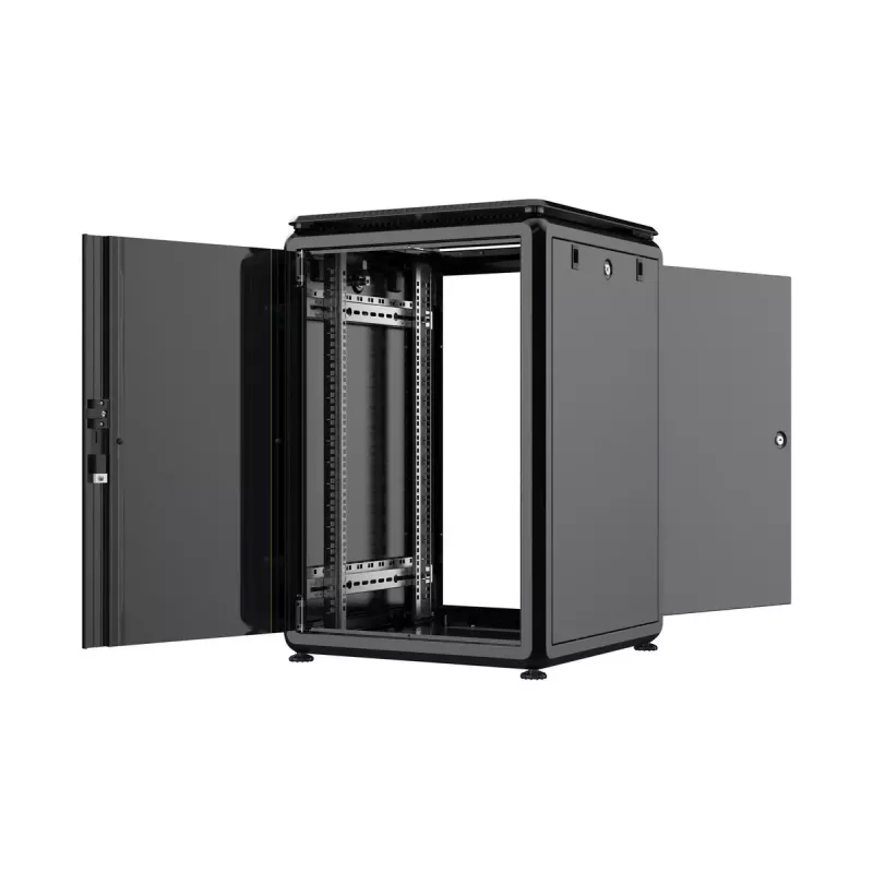 Szafa rack Lanview RDL16U66BL 16U Czarny 600 kg IP20