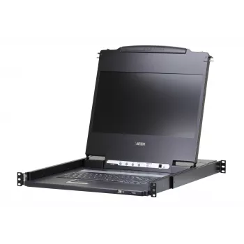 Przełącznik KVM ATEN CL6700MW Montaż w szafie rack Czarny USB 1920x1080