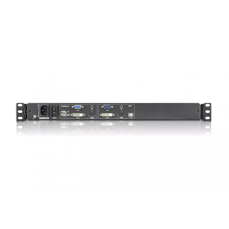 ATEN KVM konsola LCD panoramiczna 17,3 inch DVI/HDMI Full HD, 43,9 cm (17,3 inch), LCD, USB, USB, DVI-D/HDMI/VGA, klawiatura angielska (USA)