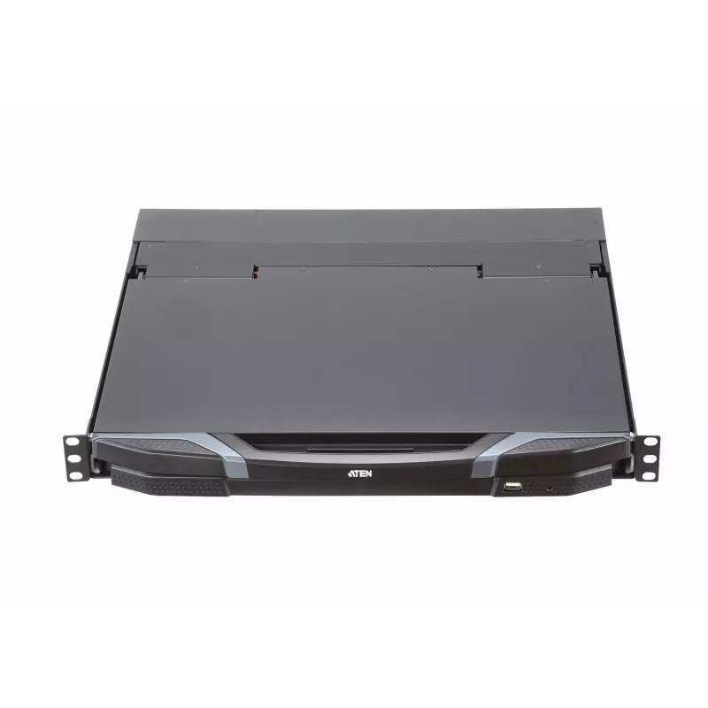 ATEN CL3800NW konsola rackowa 47 cm (18.5 cala) 1920 x 1080 pikseli Metal, Plastik Czarny 1U