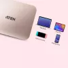 ATEN UH3235 ultra mini stacja dokująca USB-C 4K z przepustem zasilania