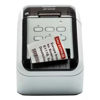 Drukarka etykiet Brother QL-810WC Termiczna bezpośrednia Kolor 300 x 300 DPI 176 mm/s Przewodowa i bezprzewodowa DK Wi-Fi