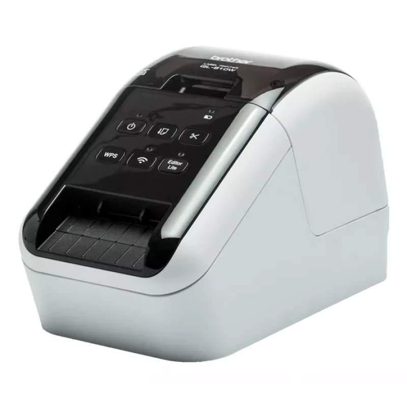 Drukarka etykiet Brother QL-810WC Termiczna bezpośrednia Kolor 300 x 300 DPI 176 mm/s Przewodowa i bezprzewodowa DK Wi-Fi