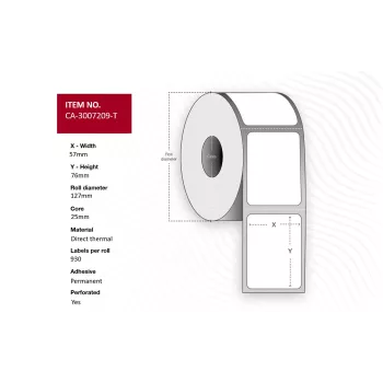 Etykieta do drukarki Capture CA-3007209-T