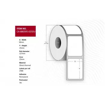 Etykieta do drukarki Capture CA-880595-025DU