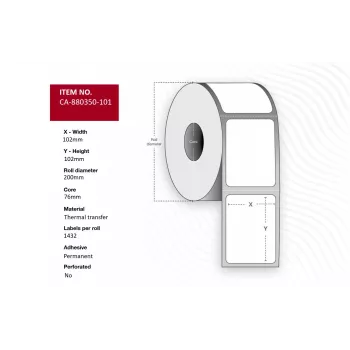 Etykieta do drukarki Capture CA-880350-101 do drukarek Capture