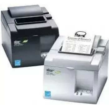 Termiczna drukarka paragonowa POS Star Micronics TSP143IIIBI2 203 dpi z automatycznym nożem, szara