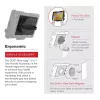 Handle RAM Mounts GDS Roto-Mag Czarny Composite 8 inch
