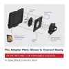 Handle RAM Mounts GDS Roto-Mag Czarny Composite 8 inch