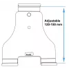 Uchwyt pasywny Brodit 511848 Telefon komórkowy Smartfon Tablet UMPC Czarny