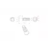 VivoLink VLDG24L-B przepust kablowy do biurka, czarny, duży, do 55 mm