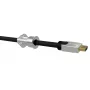 Vivolink VLDG22 przepust kablowy biurkowy, 22 mm, czarny/aluminium