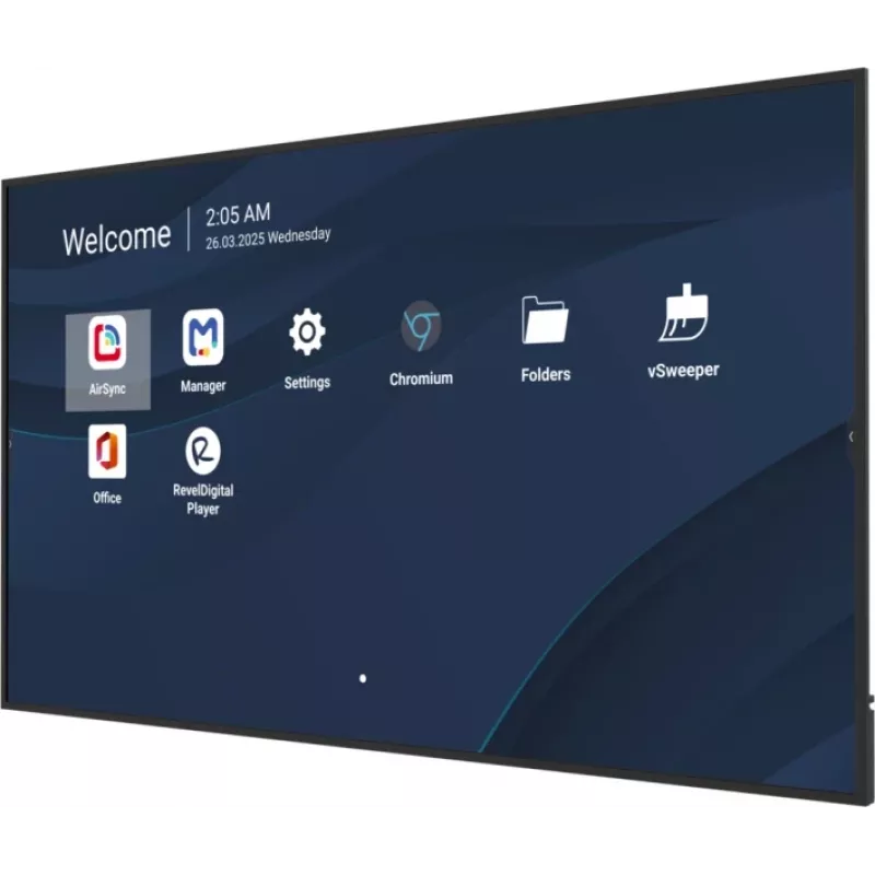 Profesjonalny wyświetlacz komercyjny ViewSonic 86 cali 4K z integracją ProAV