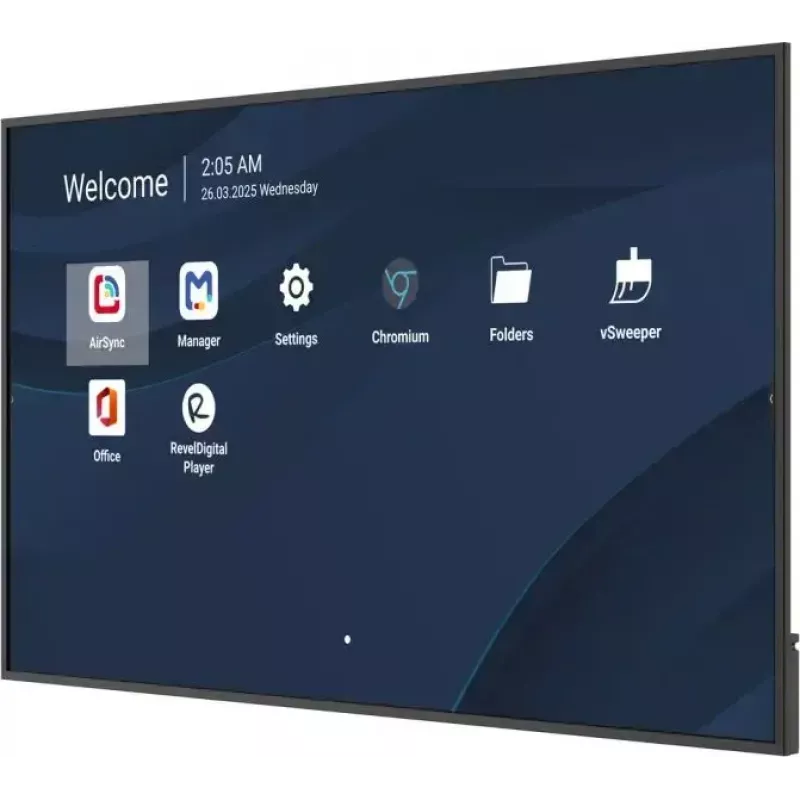 Profesjonalny wyświetlacz ViewSonic 75 cali 4K z integracją ProAV