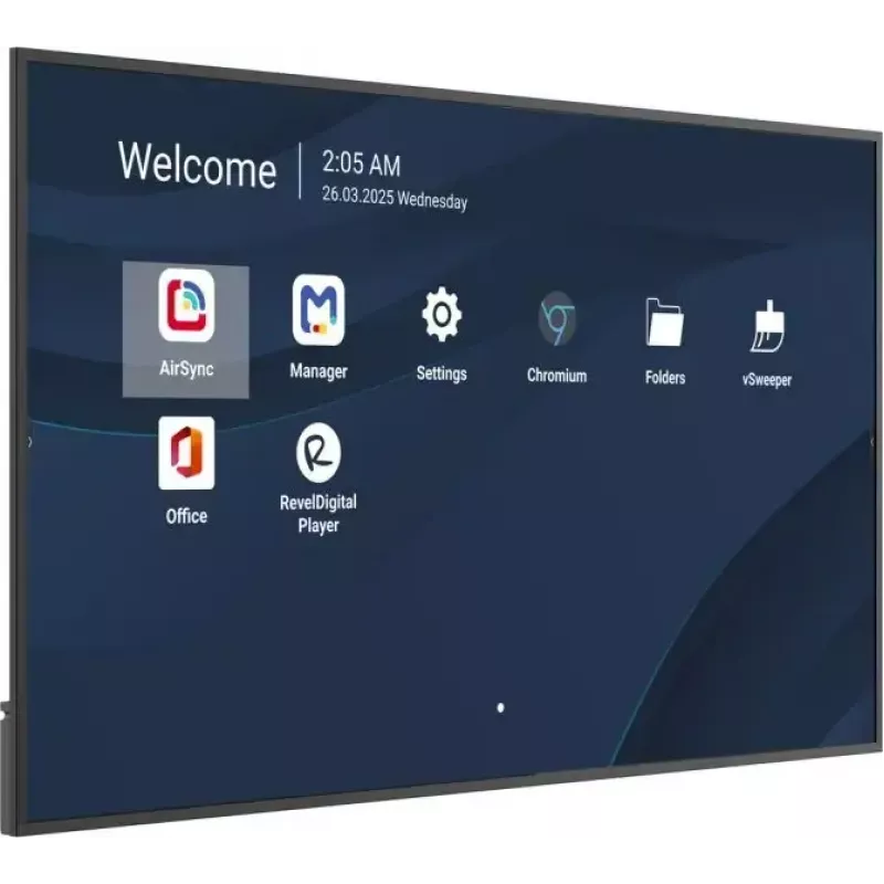 Profesjonalny wyświetlacz ViewSonic 75 cali 4K z integracją ProAV