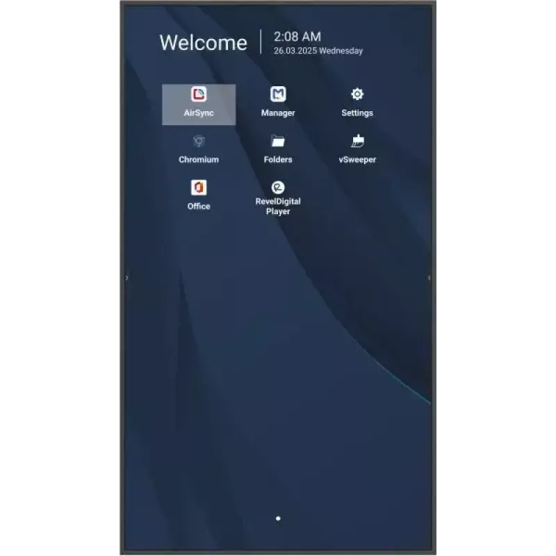 Profesjonalny wyświetlacz LCD 86 cali 4K VIEWSONIC CDE8614-2C, 3840x2160, 500 cd/m², Android 14, Wi‑Fi, 24/7
