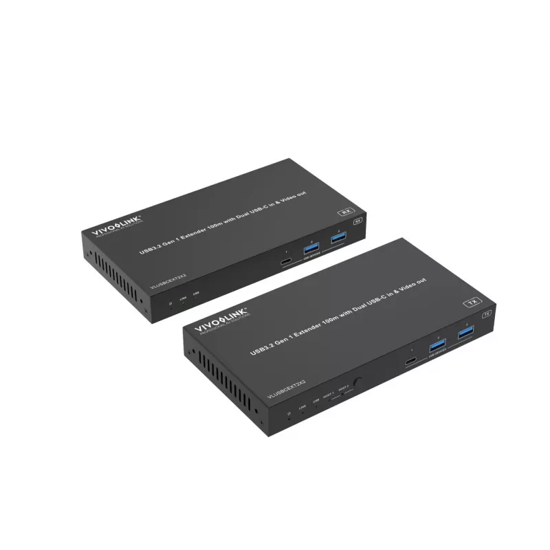 Przedłużacz KVM Vivolink VLUSBCEXT2X2 USB 2.0 1920x1200 150 m