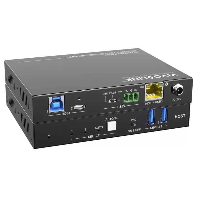 Przedłużacz KVM Vivolink VLUSB3EXT100H USB 3.0 100m