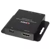 Nadajnik i odbiornik Lindy 70 m Cat.6 4 porty HDMI 4K30 z rozgałęźnikiem IR i wyjściem pętlowym