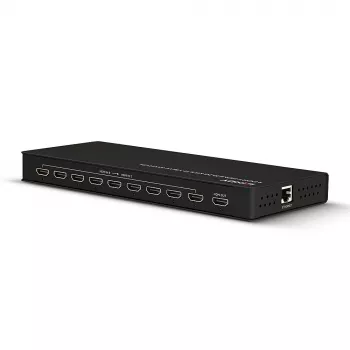 Lindy 9-portowy przełącznik HDMI 10.2G Multi-view Czarny 30Hz