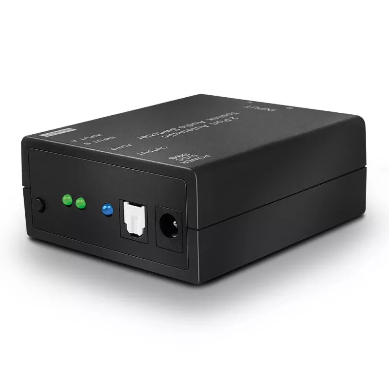Lindy 2-portowy automatyczny przełącznik audio optyczny