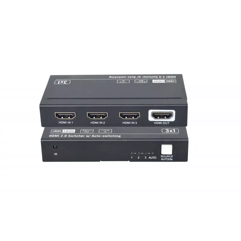 Przełącznik HDMI VivoLink VLSW131-8K 3x1 selektor wejść 8K@60Hz