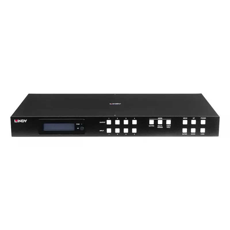Przełącznik matrycowy AV Lindy 4x4 HDMI 4K60 3840x2160 18 Gbit/s