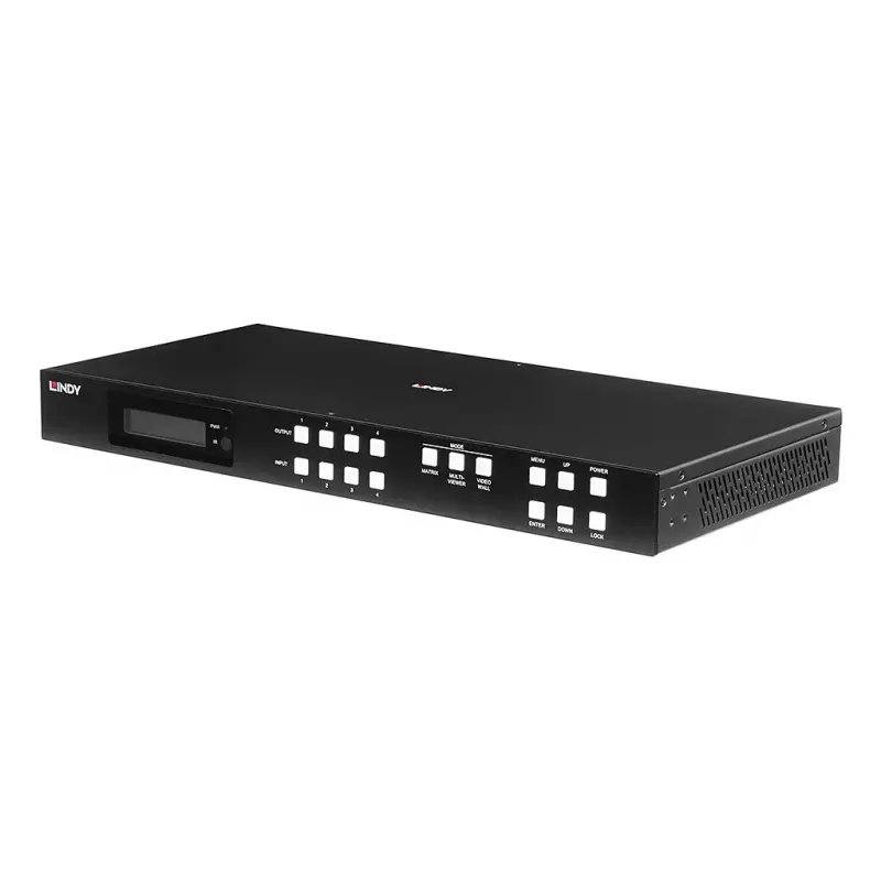 Przełącznik matrycowy AV Lindy 4x4 HDMI 4K60 3840x2160 18 Gbit/s