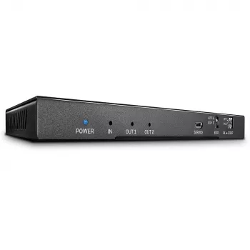 HDMI Splitter Lindy 2 Port HDMI 18G Splitter z dźwiękiem i downscalingiem