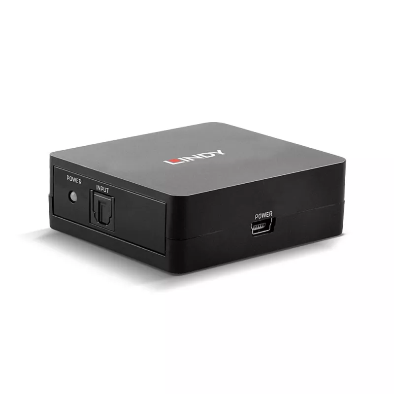 Lindy 3-portowy rozdzielacz audio optyczny (TosLink), czarny, 1x TosLink, 3x TosLink, męski, męski, CE, FCC, REACH