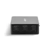 Lindy 3-portowy rozdzielacz audio optyczny (TosLink), czarny, 1x TosLink, 3x TosLink, męski, męski, CE, FCC, REACH