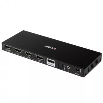 Lindy 4 Port HDMI 8K60 Switch with eARC HDMI USB A USB C
