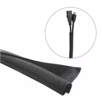 Osłona na kable Vivolink VLSC252500, czarna