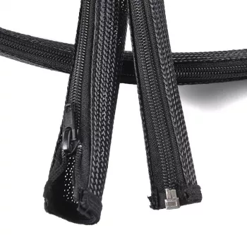 Rękaw na kable Vivolink PROZIPSLEEVE2018 Czarny Poliester 2cm 1800mm