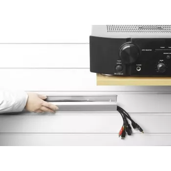 Prosta korytko kablowe VivoLink VLWL110B Czarny szerokość 660 mm głębokość 60 mm wysokość 20 mm