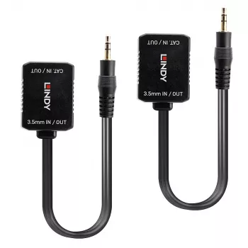 Przedłużacz audio analogowego Lindy 500 m Cat.6 3,5 mm