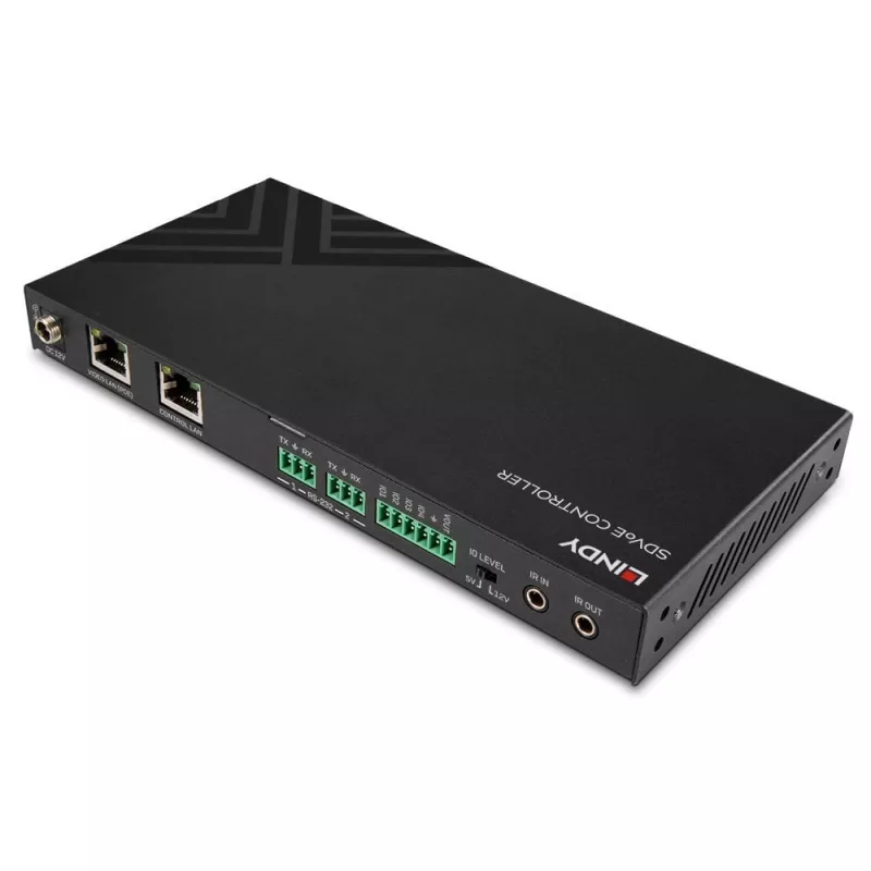 AV repeater Lindy SDVoE Controller 3840 x 2160 pikseli Cat6 Przewodowy Micro-USB