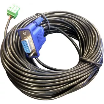 Vivolink VLCPARS232/15M kabel szeregowy Czarny RS-232 Phoenix