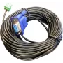 Vivolink VLCPARS232/15M kabel szeregowy Czarny RS-232 Phoenix