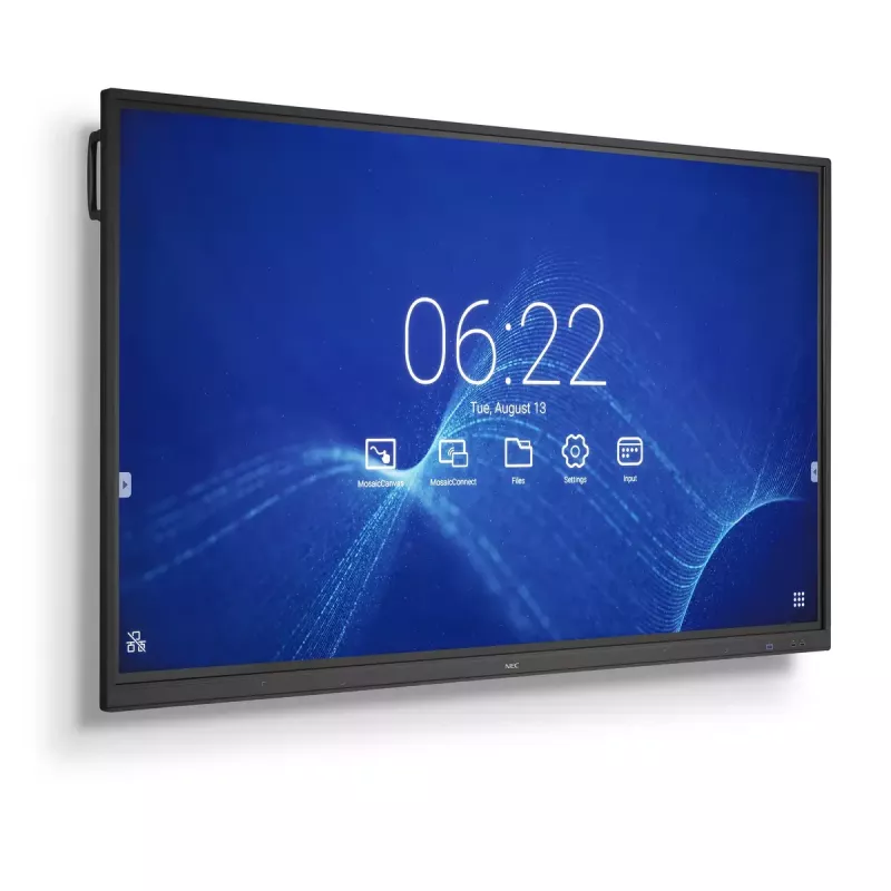 NEC CB751Q interaktywny płaski panel 190,5 cm (75 cali) LED 350 cd/m² 4K Ultra HD Czarny Ekran dotykowy 12/7