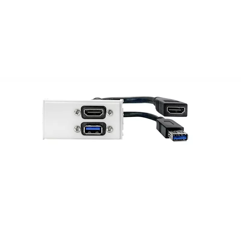 Vivolink WI221261 Gniazdo HDMI + USB A Białe 2 Moduły