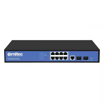 Przełącznik sieciowy Ernitec ELECTRA-M08-1GB-150W 8 portów 1GB 150W